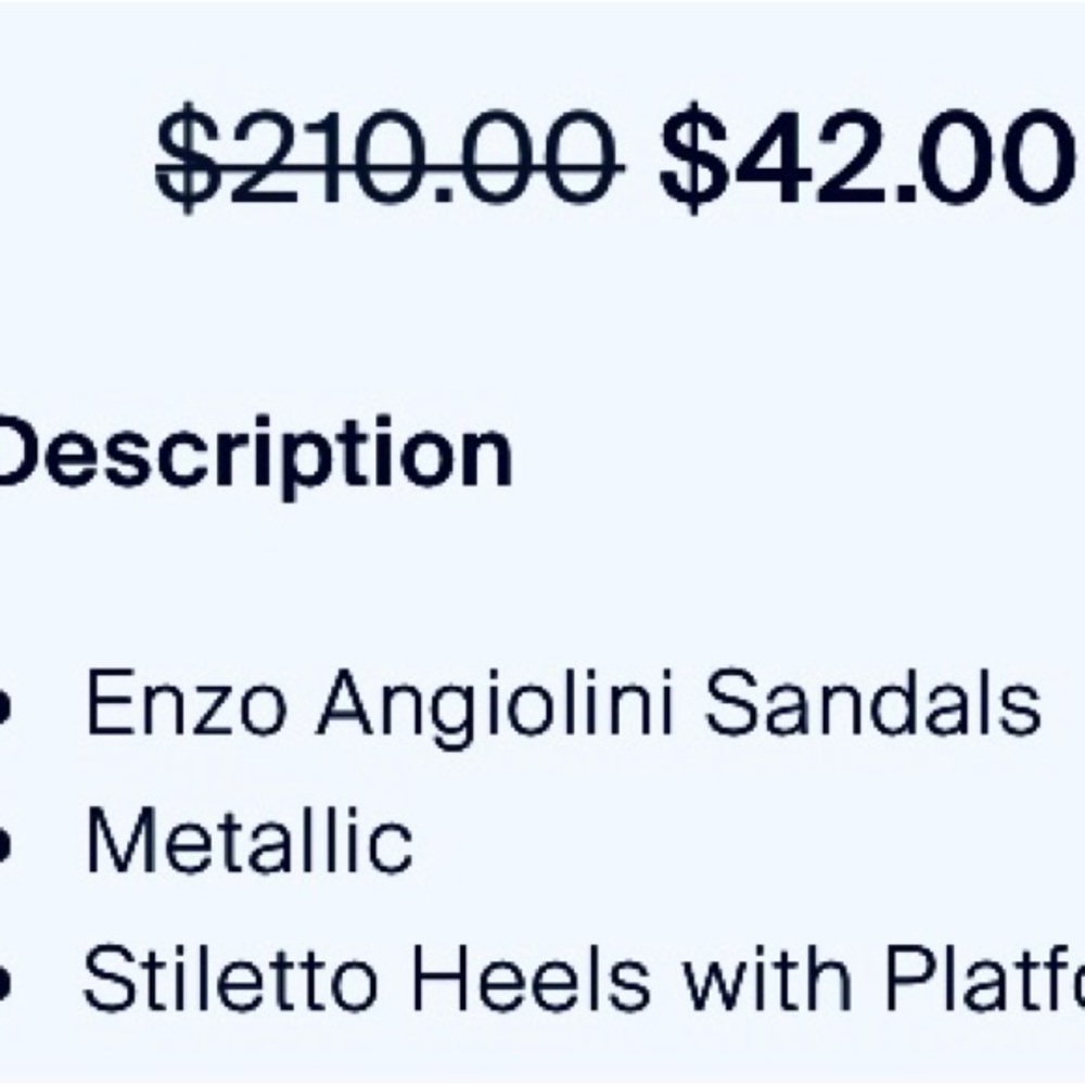 Enzo Angiolini Rhinestone Stilettos Size 7 - Picture 6 of 16